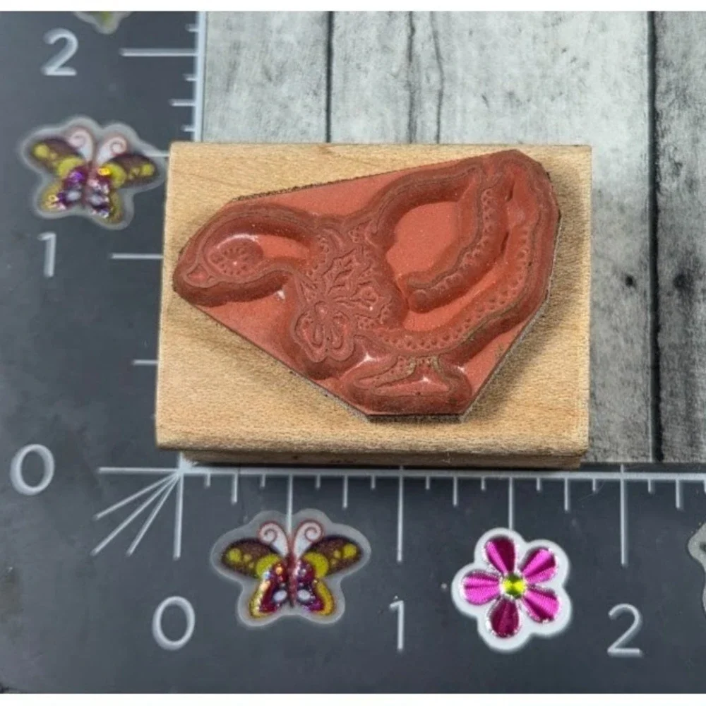 Country Goose Bow D Hunter D0224 Rubber Stamp #R52